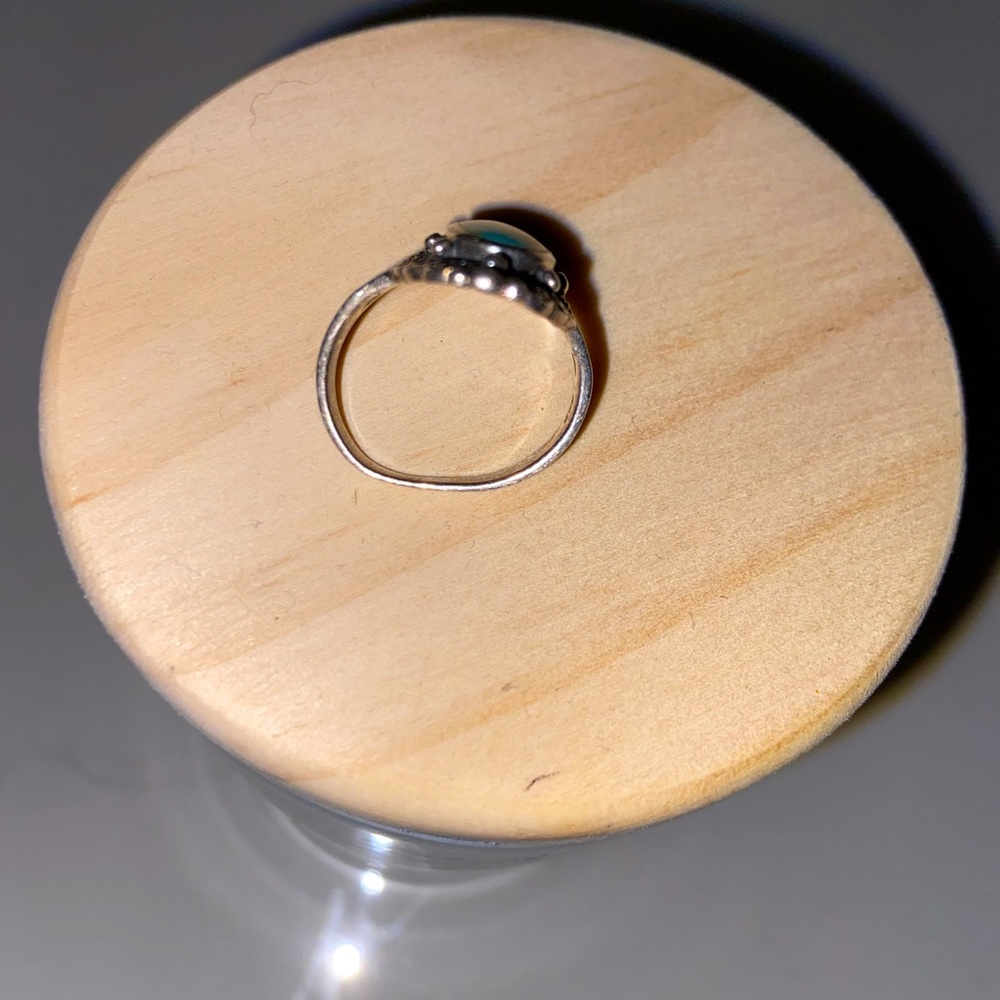 Turquoise silver ring - Picture 3 of 6